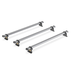 UltiBar Trade 3 Bar Steel Van Roof Bar System - Peugeot Bipper - SB270-3